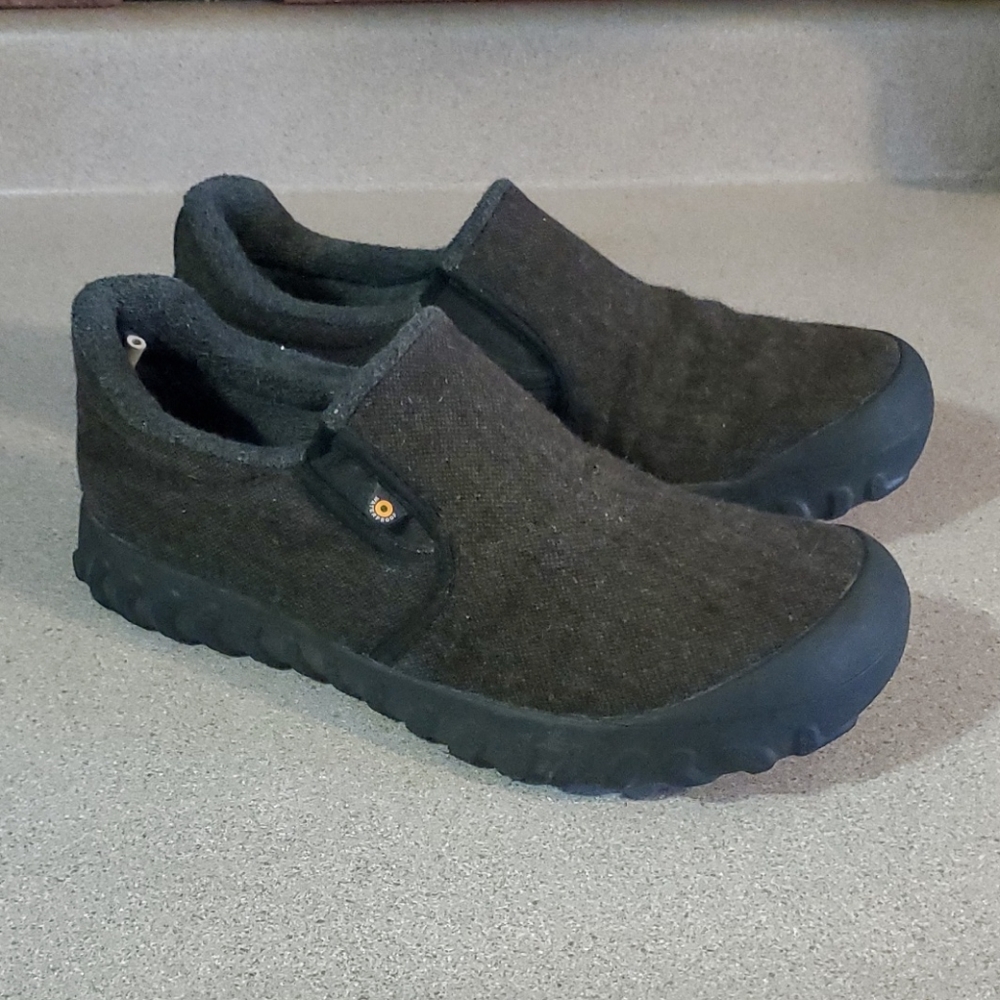 Bogs mens slip on waterproof wool shoe sz 11